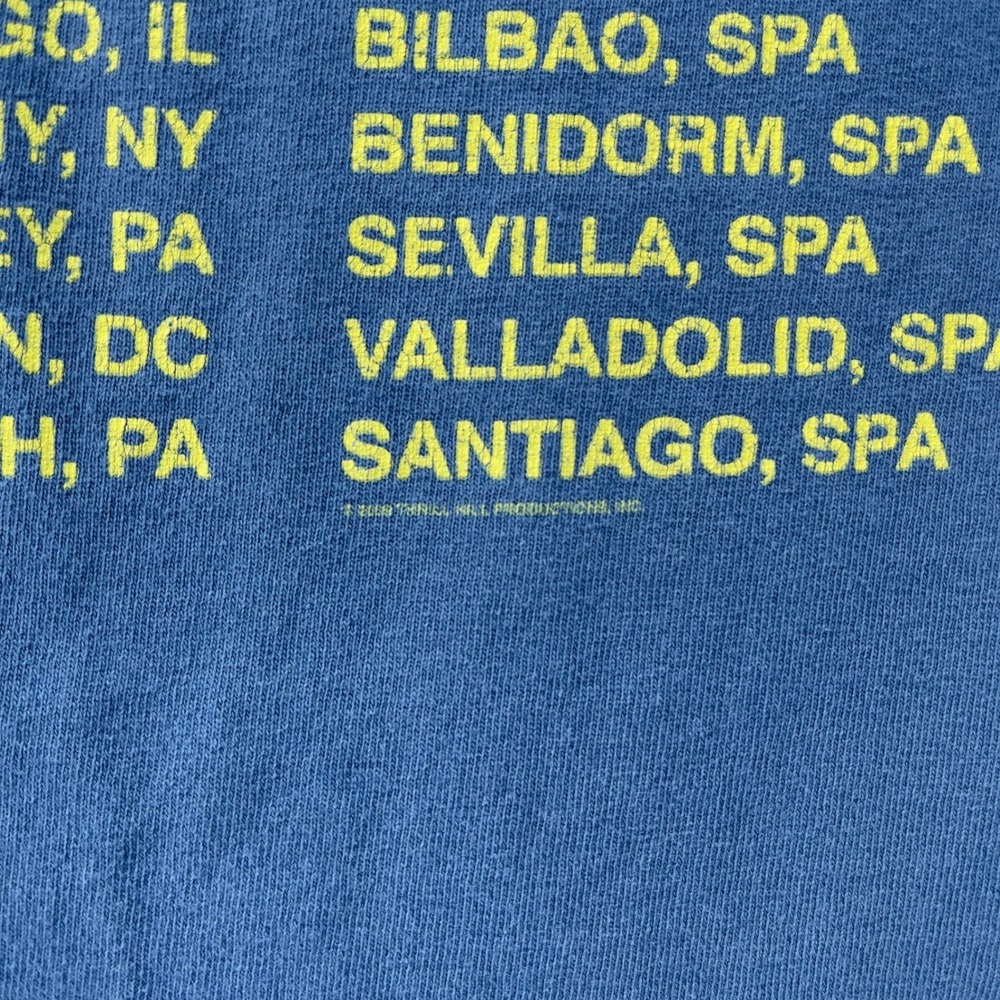 Bruce Springsteen 2009 Tour Shirt Mens XL Blue Working on a Dream Band Tee - Picture 7 of 7